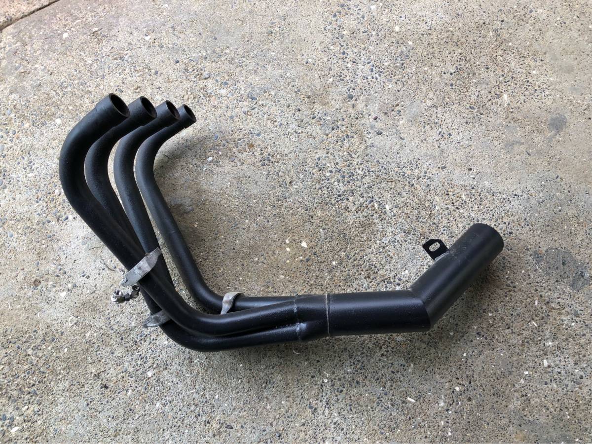 Z400FX ショート管 腹下 集合管 アルミフランジ マフラー Z500 Z550