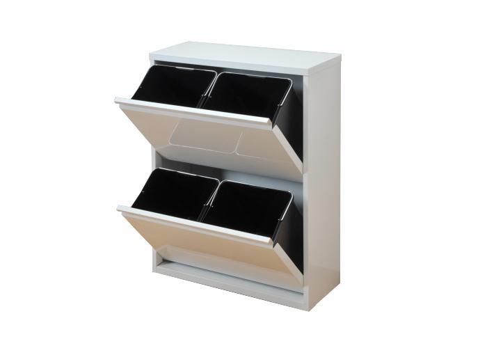 スチール製 ゴミ箱 スナップオン スチール製ゴミ箱 ダストボックス 12L