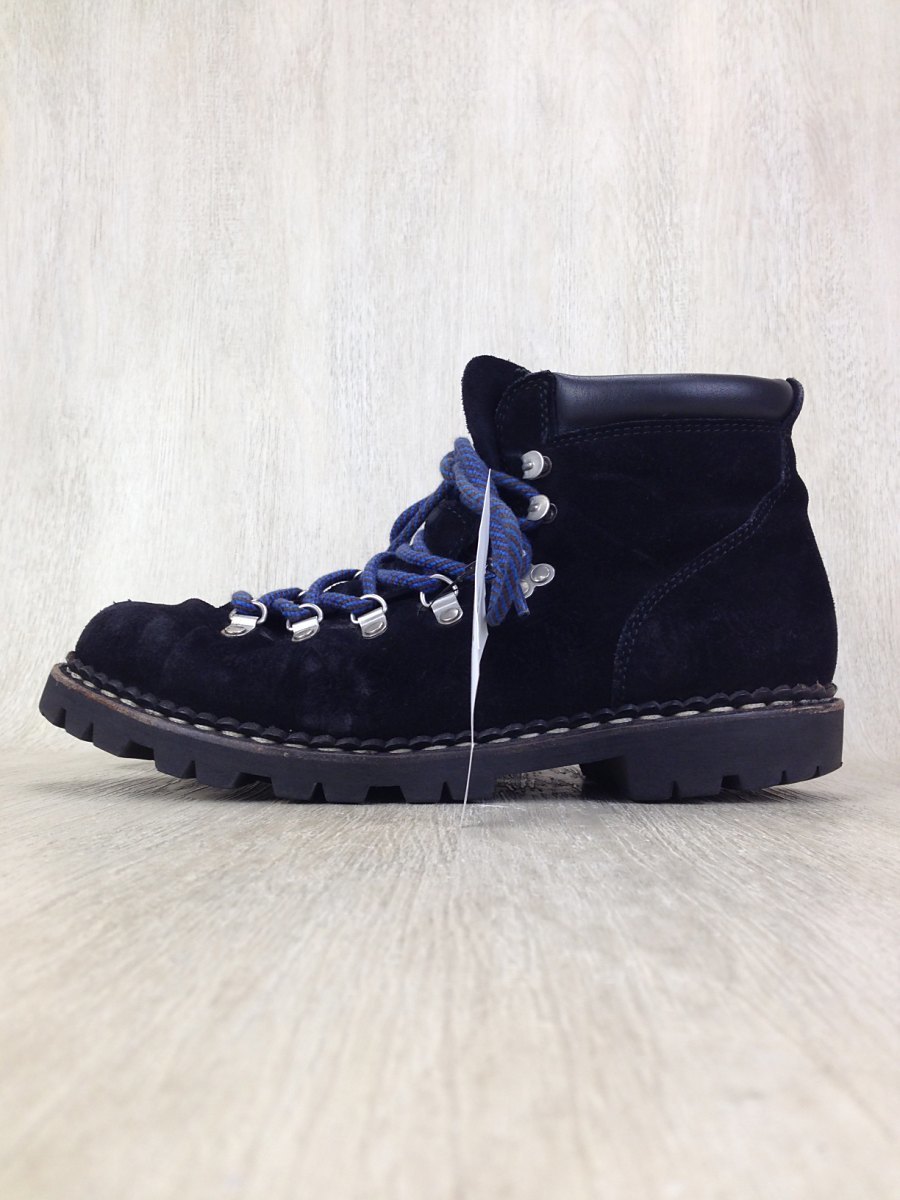 PARABOOT◆トレッキングブーツ/AVORIAZ/アヴォリアーズ/UK7.5/BLK/スウェード