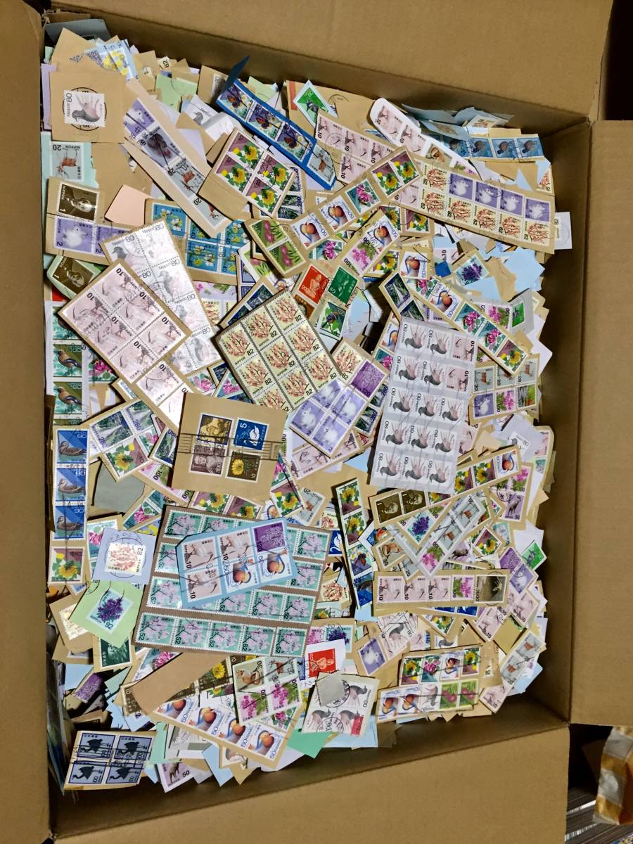 【SALE，本物保証】 日本紙付き使用済み普通切手 正味10kg以上①(その他)｜売買されたオークション情報、yahooの商品情報をアーカイブ公開 - オークファン その他