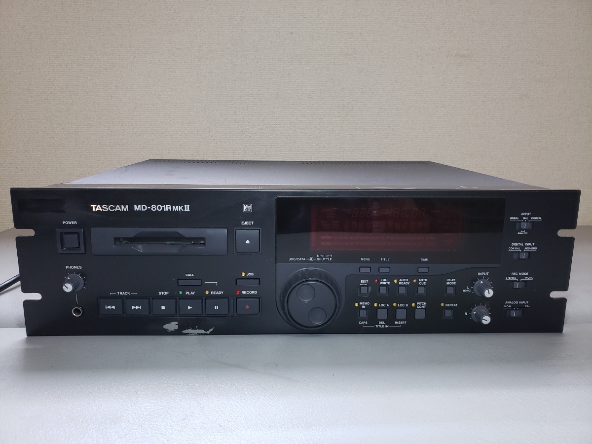 TASCAM MDデッキ MD-801R MKⅡ 部品取り ジャンク品 【公式通販】
