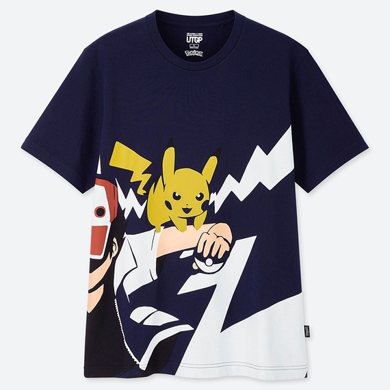ポケモン グラフィックTシャツ・半袖 XXLサイズ サトシ ピカチュウ