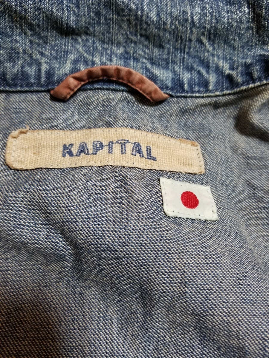 kapital キャピタル つなぎ オールインワン S ヴィンテージ加工