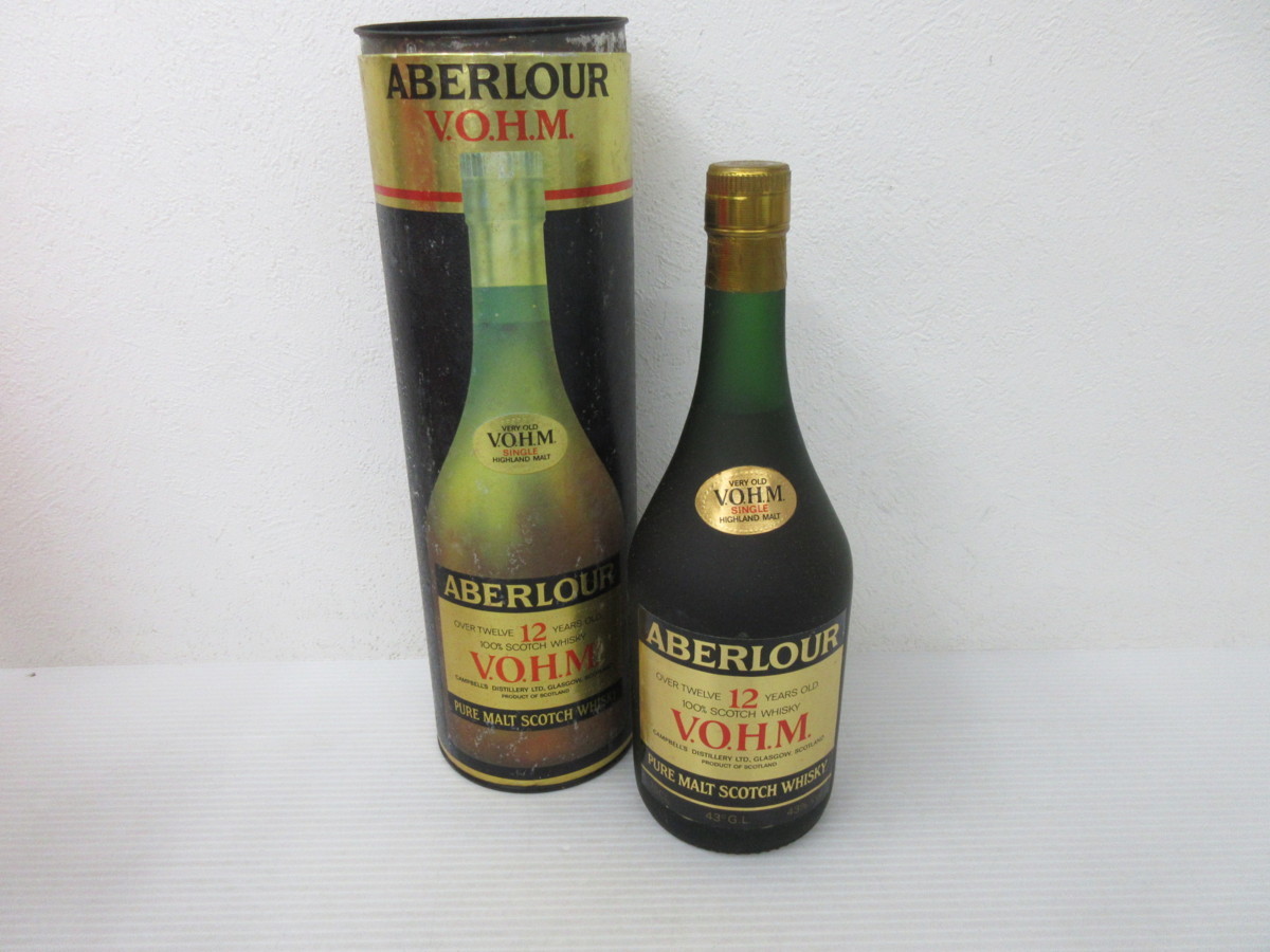 12年 アベラワー VOHM ABERLOUR 古酒 ピュアモルト - 750ml 未開栓 ご*ま様