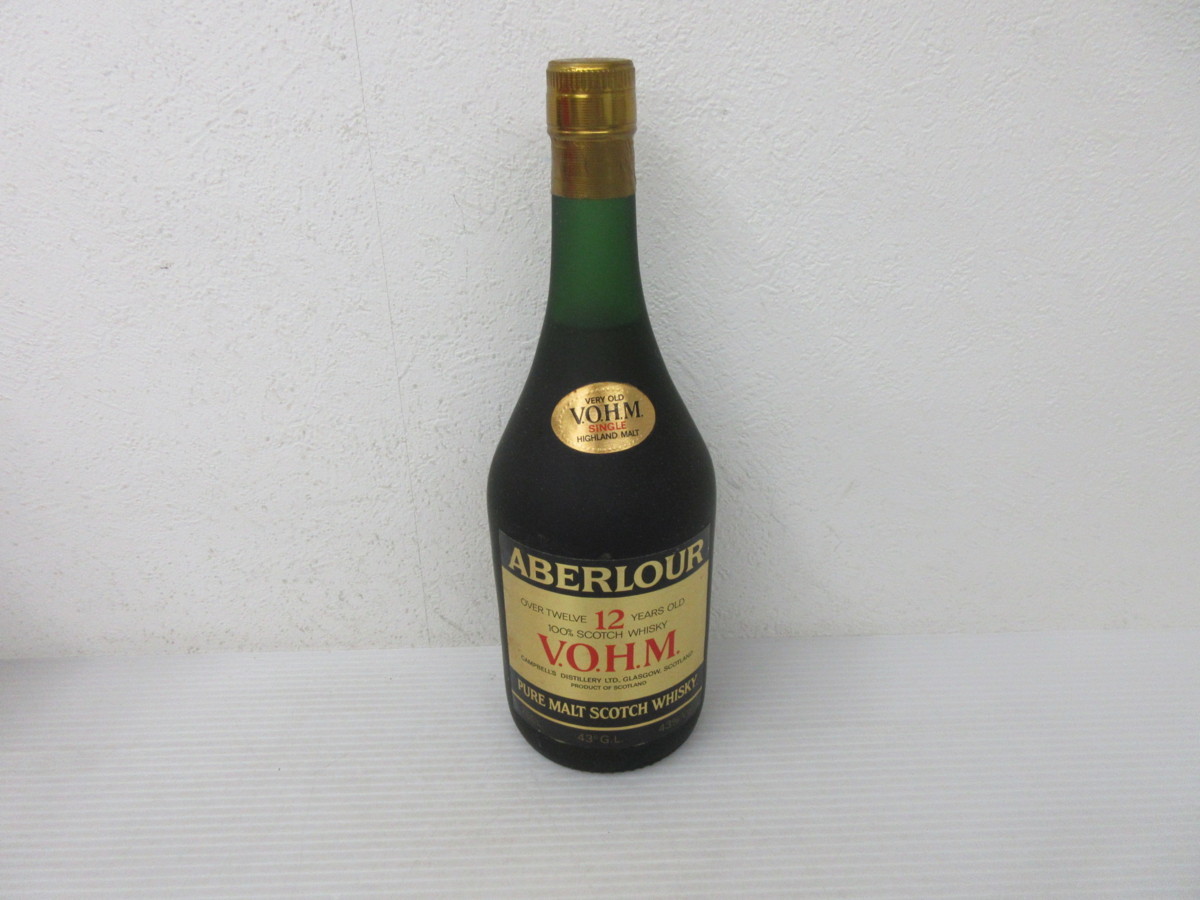 12年 アベラワー VOHM ABERLOUR 古酒 ピュアモルト - 750ml 未開栓 ご*ま様