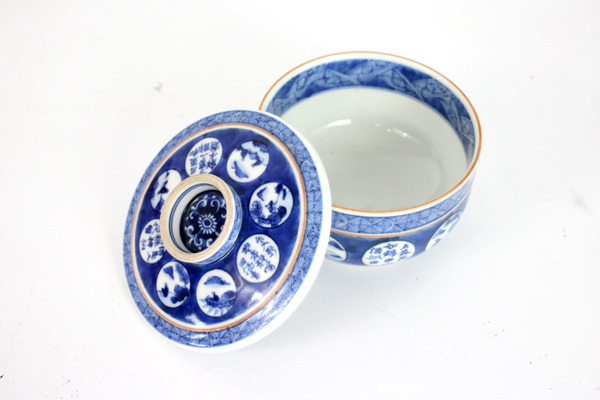 上作】京焼 三浦竹泉 竹軒 倣仁阿弥道八翁造 乾山写雪笹画 菓子器 二