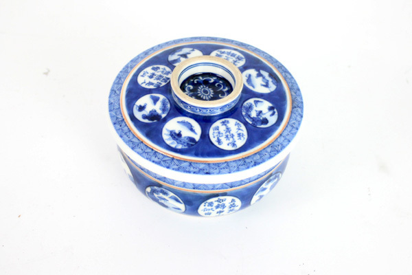 京焼 平安 三浦竹泉作 金彩 鶴首花瓶 一輪挿し 共布共箱 V R8508 京焼
