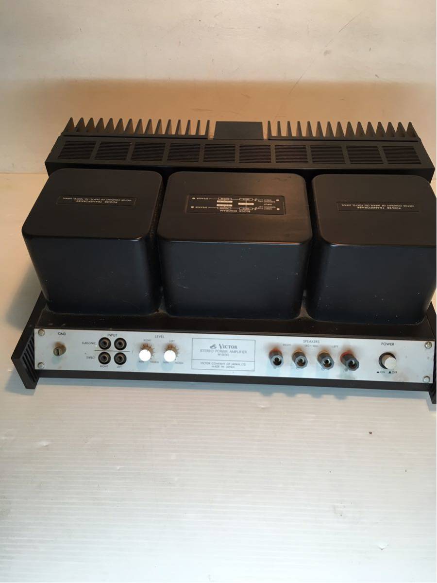 ジャンク品】victor ステレオパワーアンプ M-3030 トランジスタ Yahoo