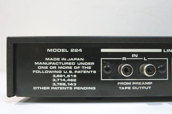 dbx Model 224 ノイズリダクションシステム【動作確認済み】 dbx Model 0 ノイズリダクションシステム動作確認済み DBX ノイズ