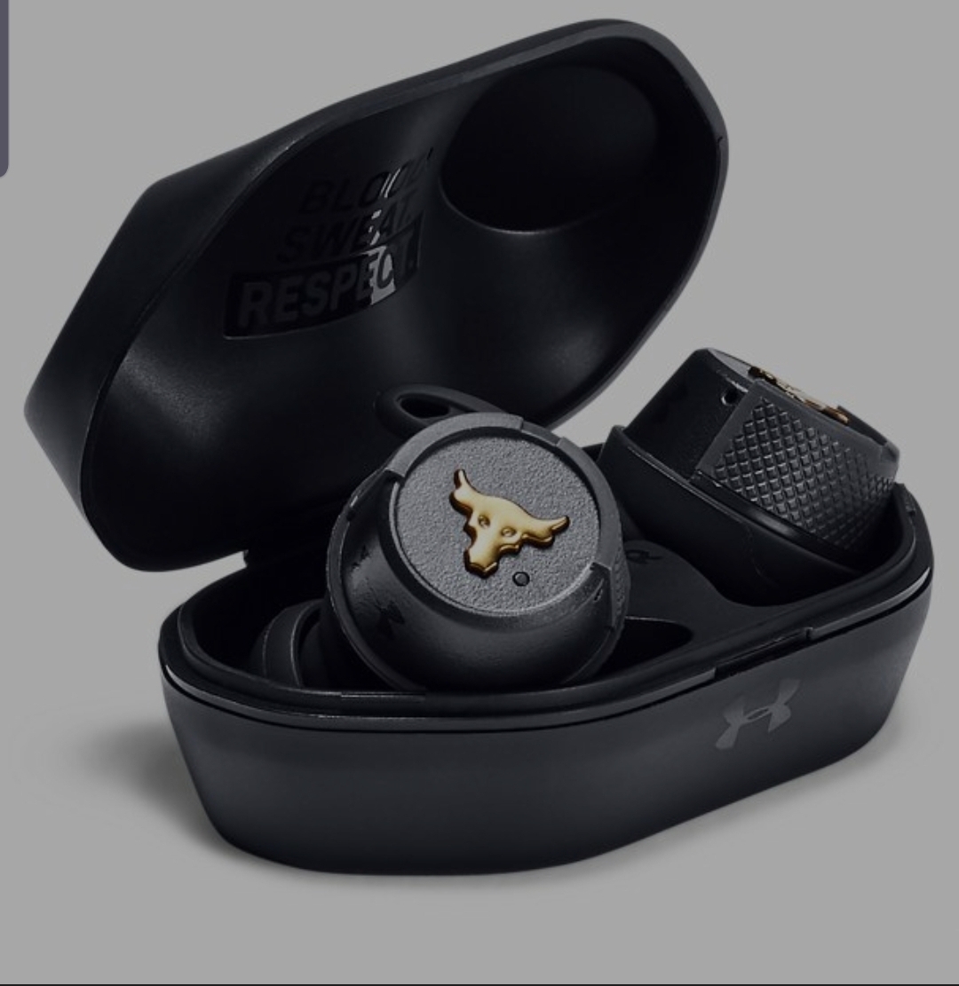 送料無料 新品 アンダーアーマー UAスポーツワイヤレス フラッシュイヤホン Project Rockエディション プロジェクトロック  Bluetooth　②