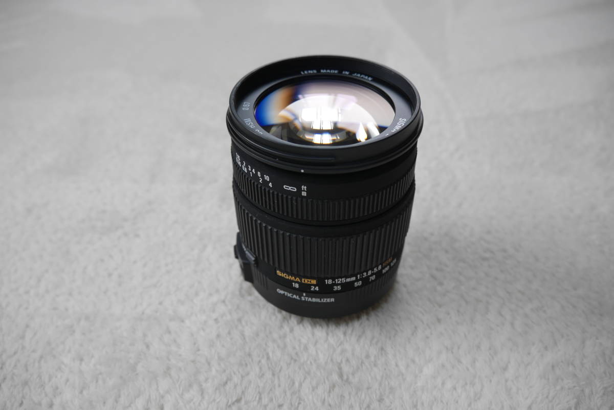 DC 18-125mm HSM シグマ F3.8-5.6 OS ニコン用 | F3.5-5.6 デジタル