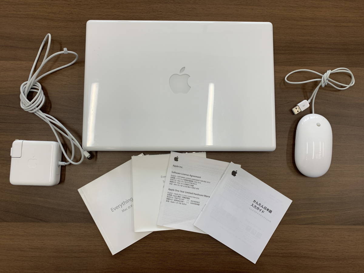 ○○3330□ MacBook A1181 Mac OS X 10.5.6 メモリ2GB Intel Core 2 