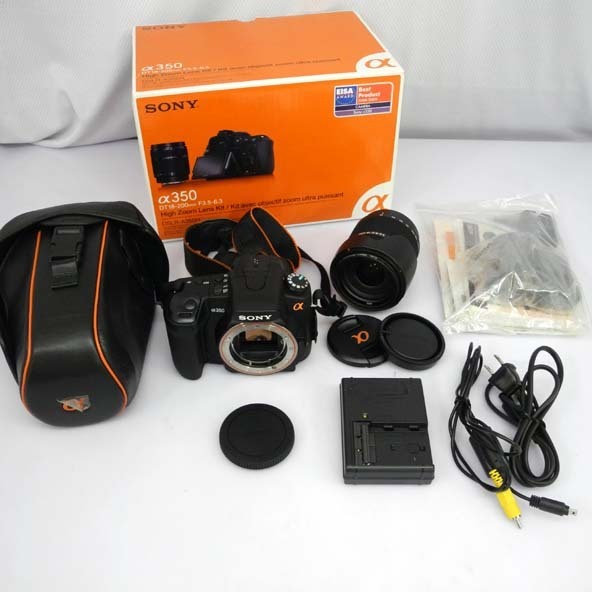 SONY α350 DSLR-A350 ソニー 18-70mm DSLR-A350H レンズ AB+ 初期不良