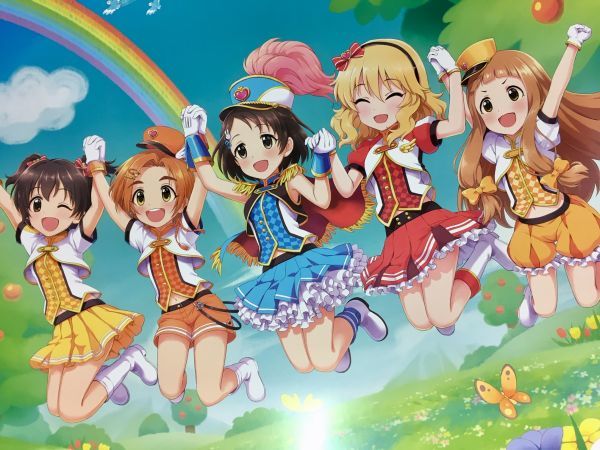 シンデレラガールズ アイドルマスター ☆レア ハイファイ☆デイズ 販促用告知B2 オレンジタイム 販促告知B2ポスター _BO30,255,255, 販促用告知B2ポスター 特大 MY make Kawaii 告知 シンデレラガールズ劇場 桐生つかさ＆三船美優＆星輝子