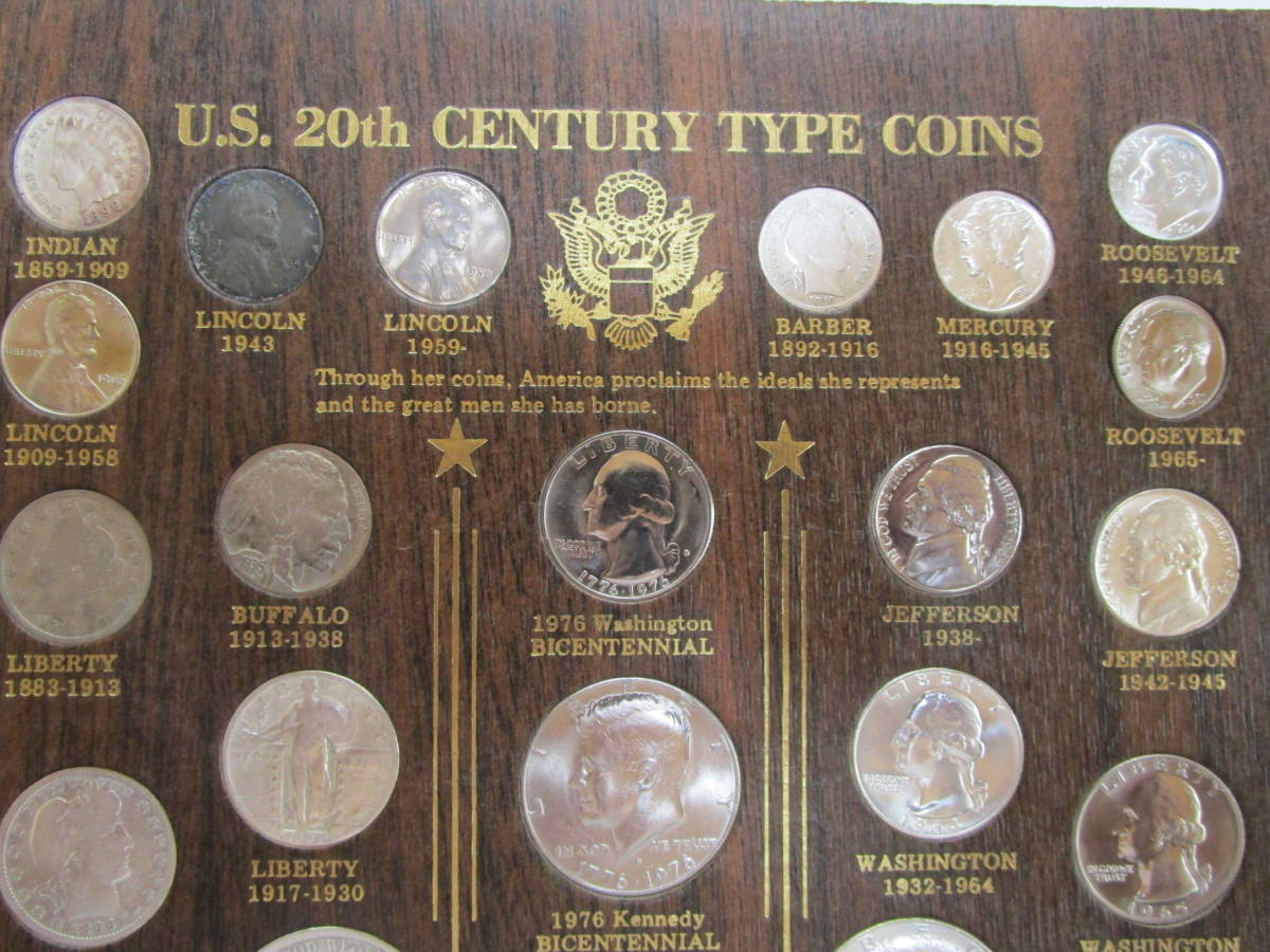 Century 20th Type Coins U.S. Set - Coin Collection United States
