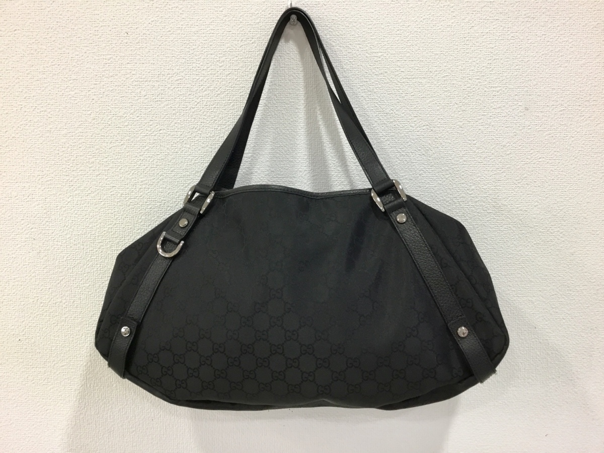 GUCCI トートバッグ 0 GG柄 コーティングキャンバス レザー グッチ 