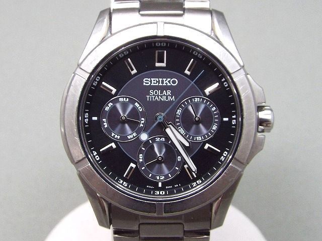 SEIKO セイコー 即決 腕時計 チタン SELECTION メンズ ソーラー - 電波 