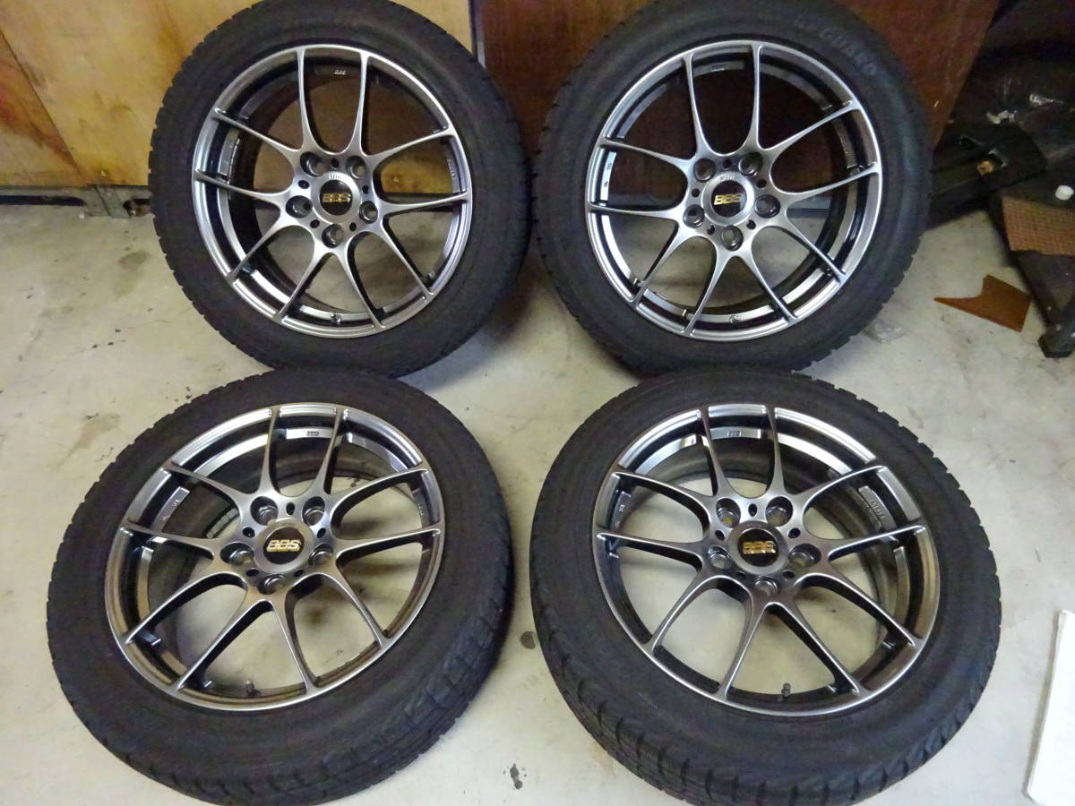 7J+48 14561□BBS□RF508◇17インチ PCD:120 5H アルミホイール