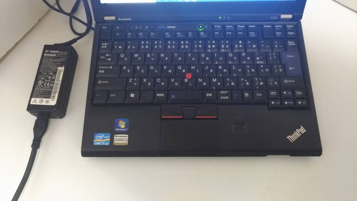 Lenovo ThinkPad X220 Core i7 2640M SSD180G メモリ4G Windows10 無線