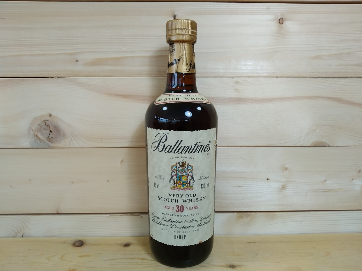 古酒☆未開栓 Ballantine's バランタイン30年ベリーオールド 箱付き