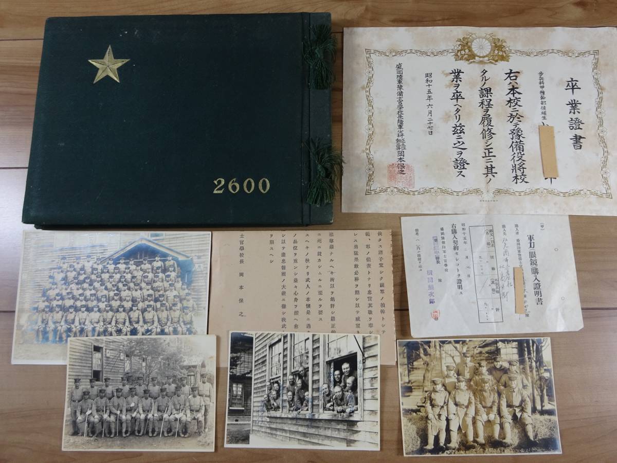 2600年卒業記念写真帖 東京陸軍航空学校山本隊 昭和15年 : 古書 古 