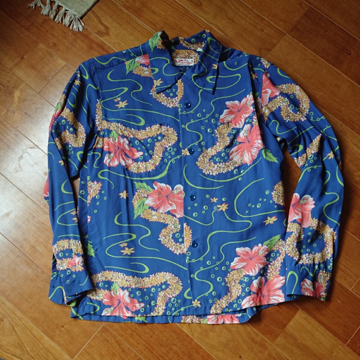 東洋エンタープライズ 長袖アロハシャツ サンサーフ SUNSURF 