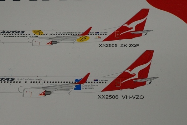 JC 1:200 Qantas Boeing Wings カンタス航空 | - 747-400 : 737-400