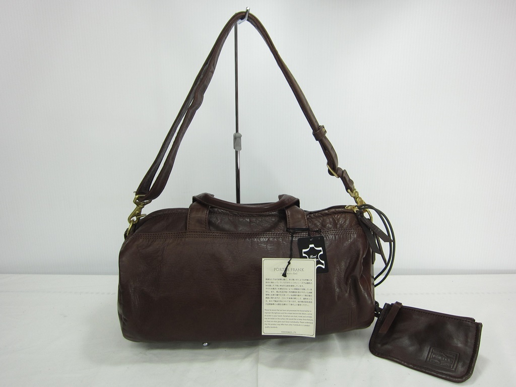 中古品 PORTER ポーター FRANK 2WAY ボストン Sサイズ ショルダー