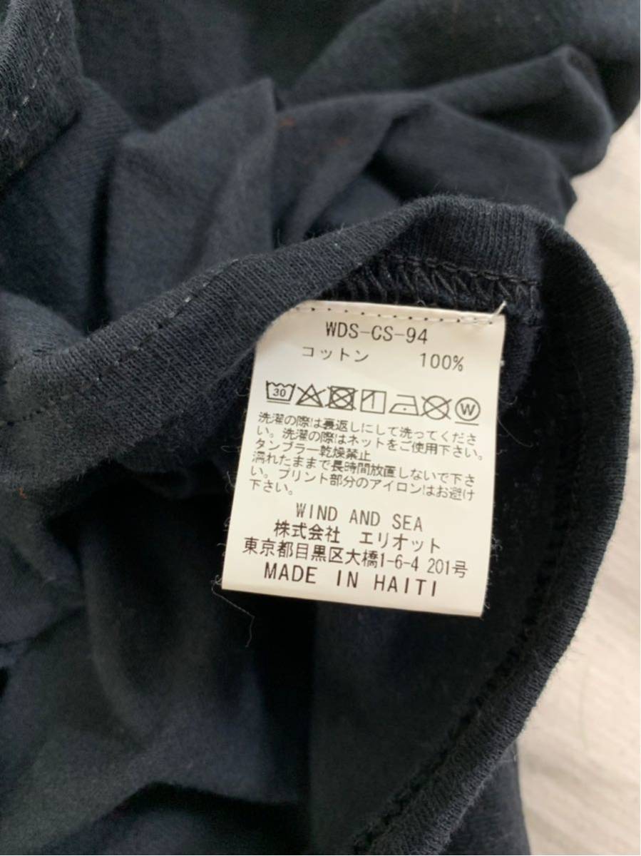 WIND AND SEA MADNESS コラボ Tシャツ L ブラック 黒