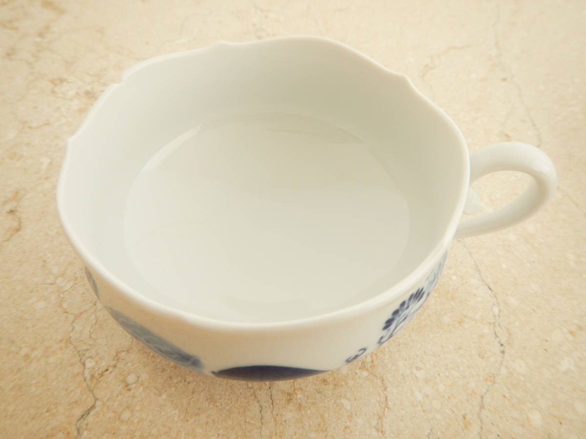 MEISSEN マイセン ブルーオーキッド ティーカップ＆ソーサー 1級品