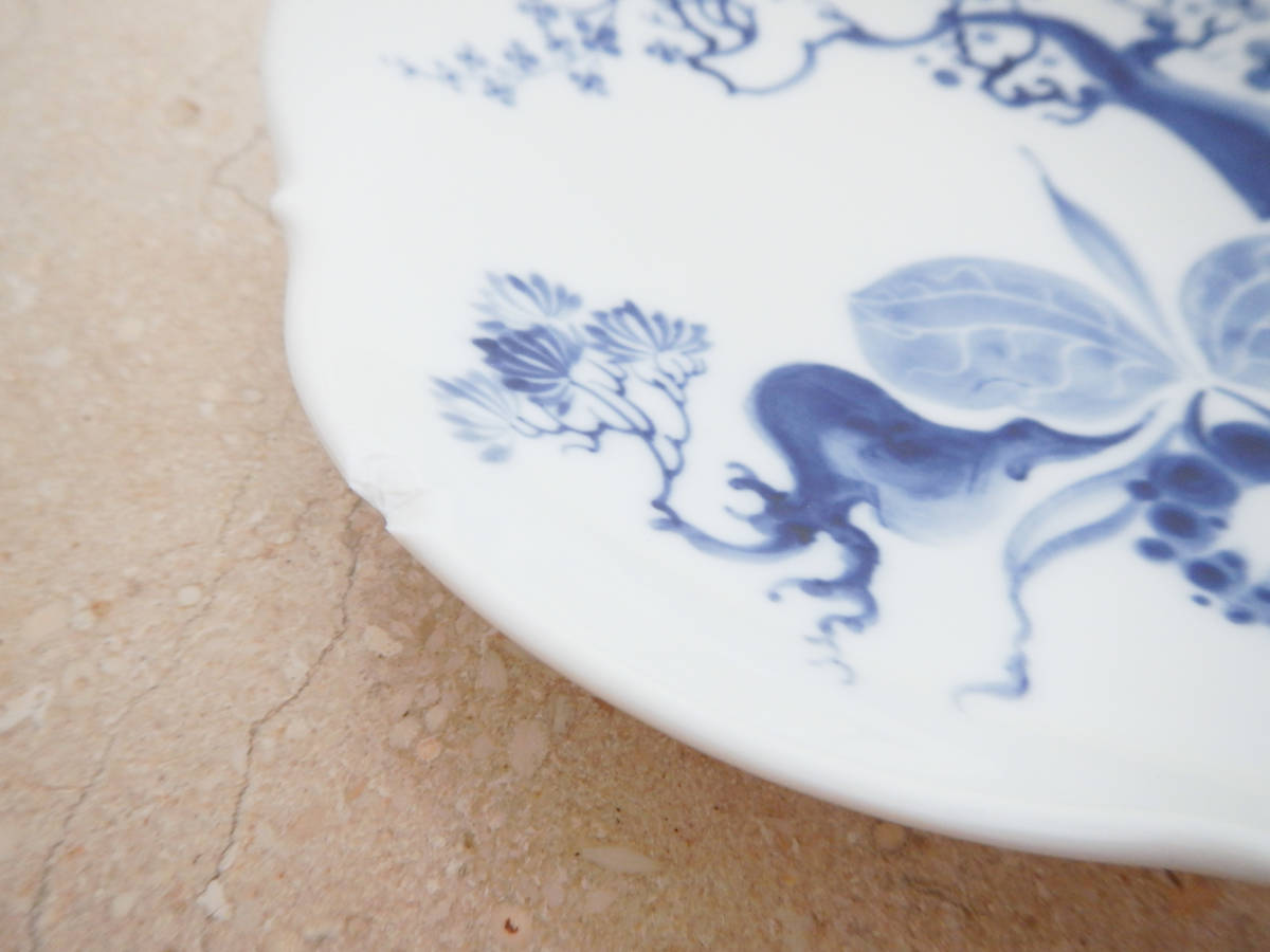 MEISSEN マイセン ブルーオーキッド ティーカップ＆ソーサー 1級品