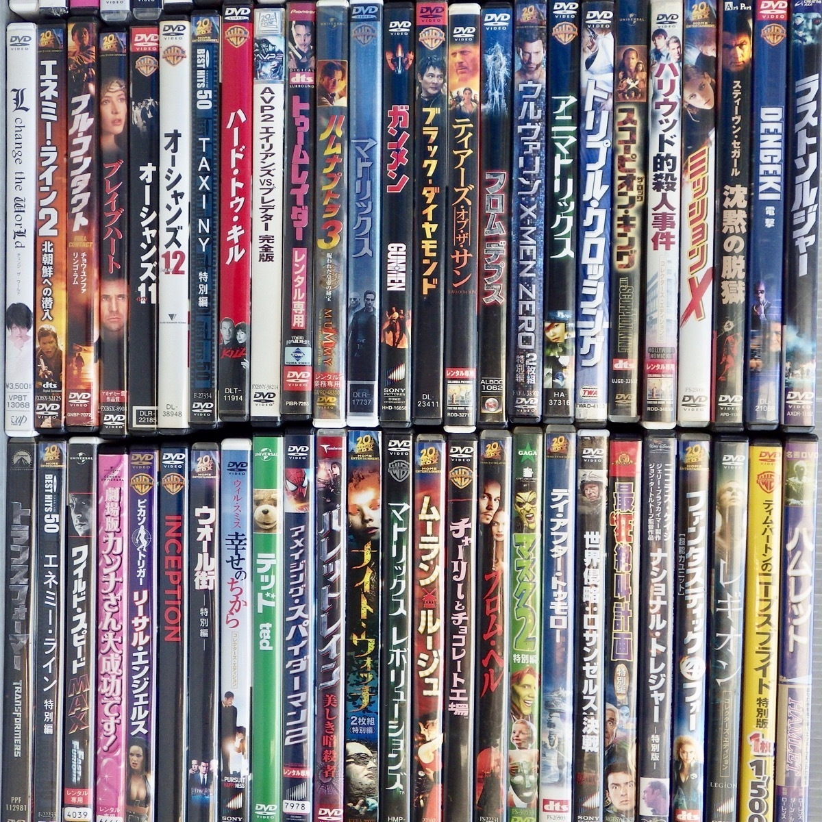 DVD 洋画　セット　61本セット　まとめ売り 大量!! まとめ売り!!【DVD】洋画を中心にした映画いろいろまとめて 100