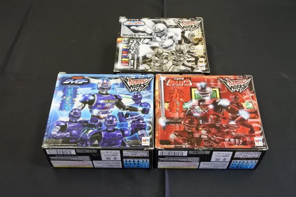 フィギュア◇ ACTION WORKS 3個セット○宇宙刑事ギャバン○宇宙刑事