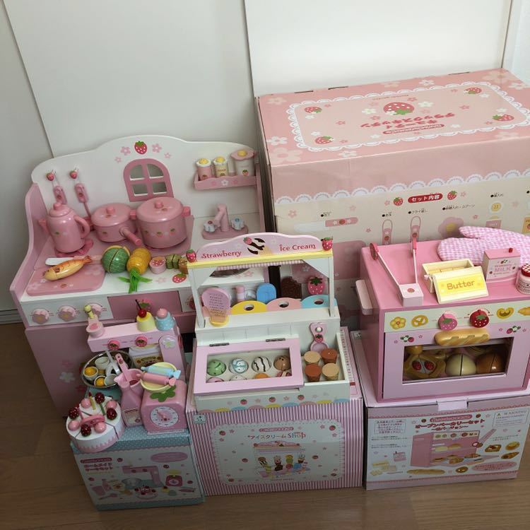 中古 廃盤 4点セットおまけ マザーガーデン 野いちご おままごと 