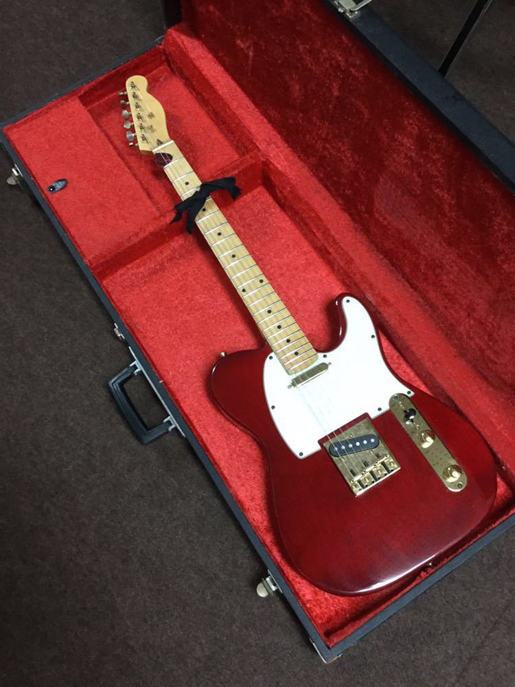 テレキャスター メーカー不明 ペグFender Fenderハードケース付き テレキャスター メーカー不明 ペグFender Fenderハードケース付き