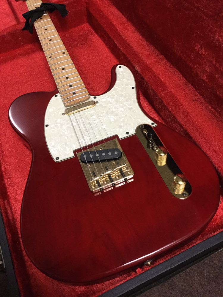 テレキャスター メーカー不明 ペグFender Fenderハードケース付き