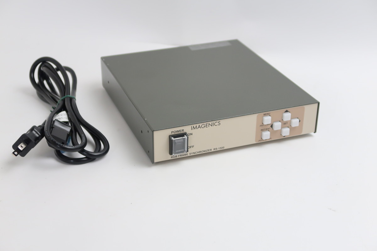 ②なな出品　椅子部分 ジャンク品 ☆80604 IMAGENICS イメージニクス RS-1500 アナログRGB
