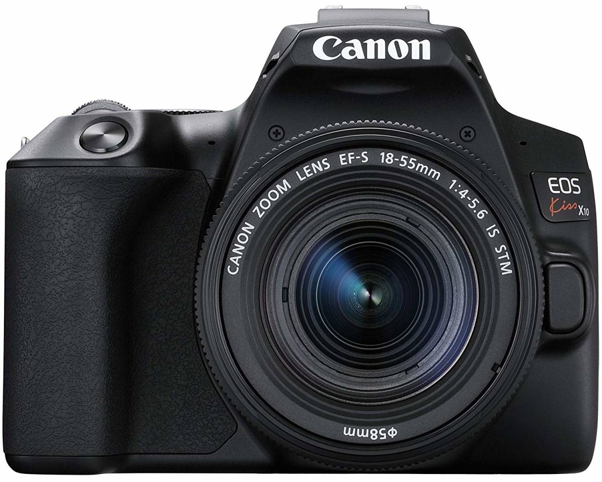 Canon EOS Kiss X10 EF-S18-55 IS STM レンズキット ブラック　新品同様　送料無料