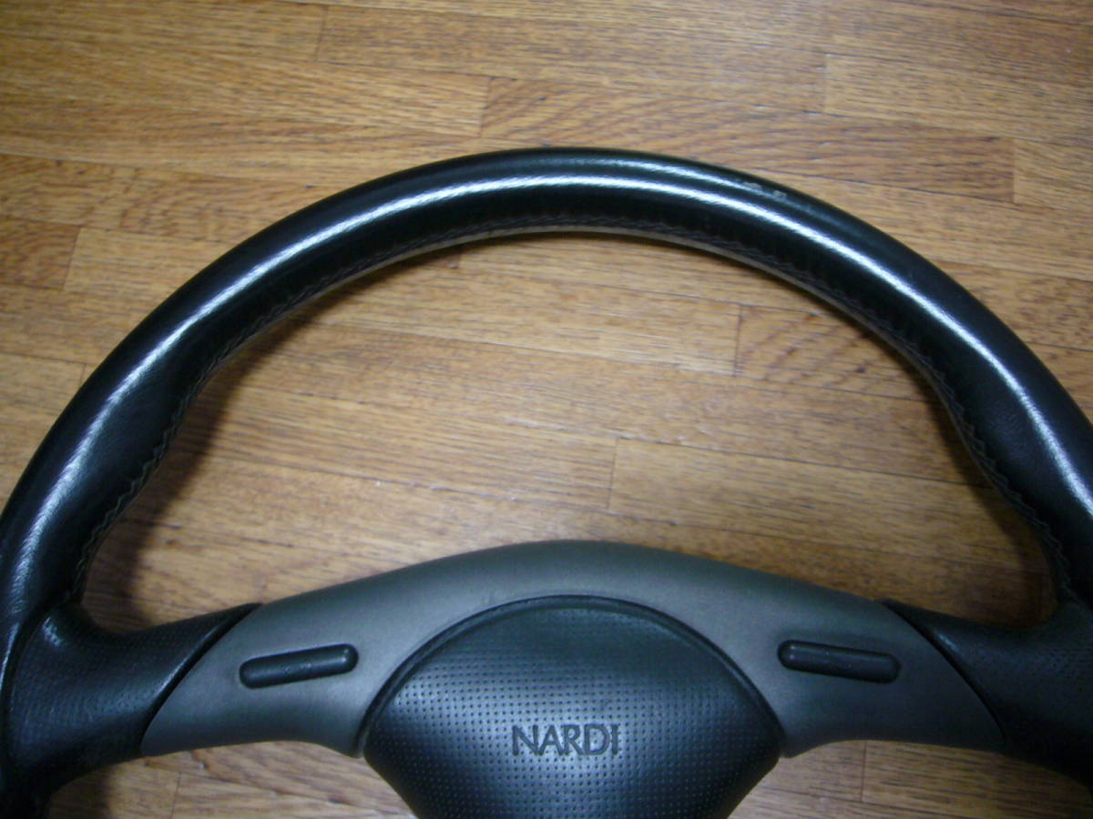 NARDIナルディFET中古良品レザーハンドルレア希少当時物旧車 