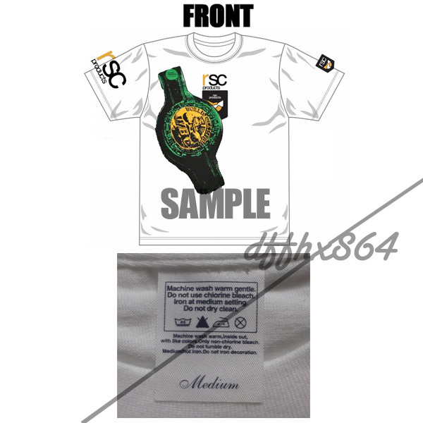 rsc products×長谷川穂積 長谷川穂積 チャンピオンベルト Tシャツ M