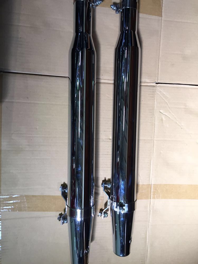 中古)ハーレーモーターステージグライドテーパードマフラー ツーリング