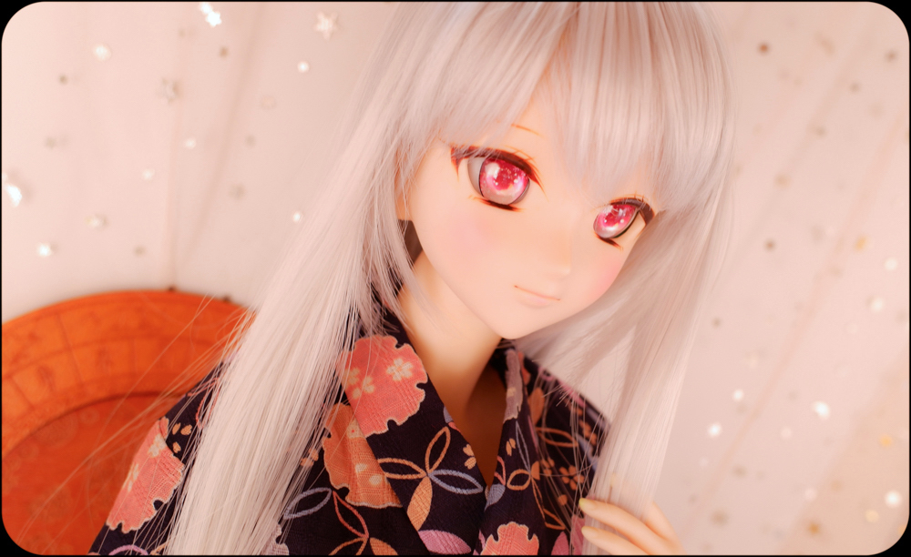 DDH-07 カスタムヘッド＆アイ セミホワイト肌 ドルフィードリーム DD