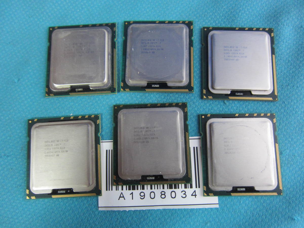 限定セール，定番人気 A1908034 CPU / Intel/ Core i7 /ソケット：LGA1336 / 6個セット/ BIOS起動確認済み/(Core i7)｜売買されたオークション情報、yahooの商品情報をアーカイブ公開 - オークファン Core i7