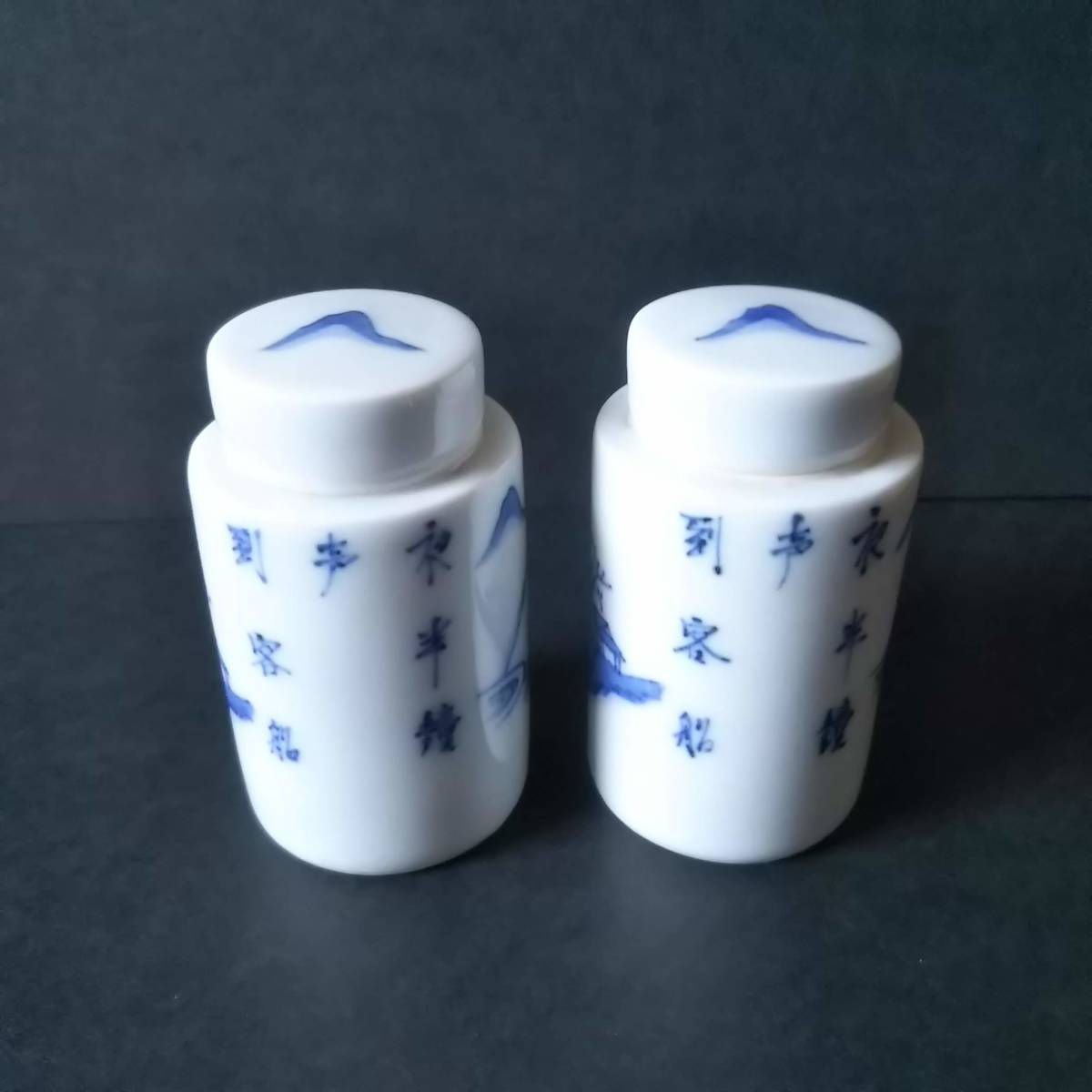  煎茶道具 茶心壺 一双 平安春峰 京焼 山水染付 漢詩 楓橋夜泊 張継 煎茶器 茶心壷 茶壷 茶壺 茶入 中国茶器 花月庵流 小川流 小笠原流(染付)｜売買されたオークション情報、yahooの商品情報を 陶磁一般
