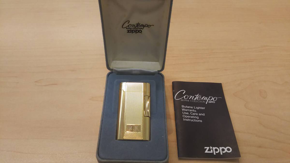 Contempo Butane Lighter Zippo ZIPPO Vintage - butane Original with 