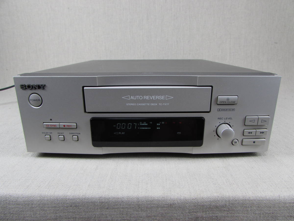 ☆動作未確認☆SONY TC-TX717オートリバースカセットデッキ 【公式通販】
