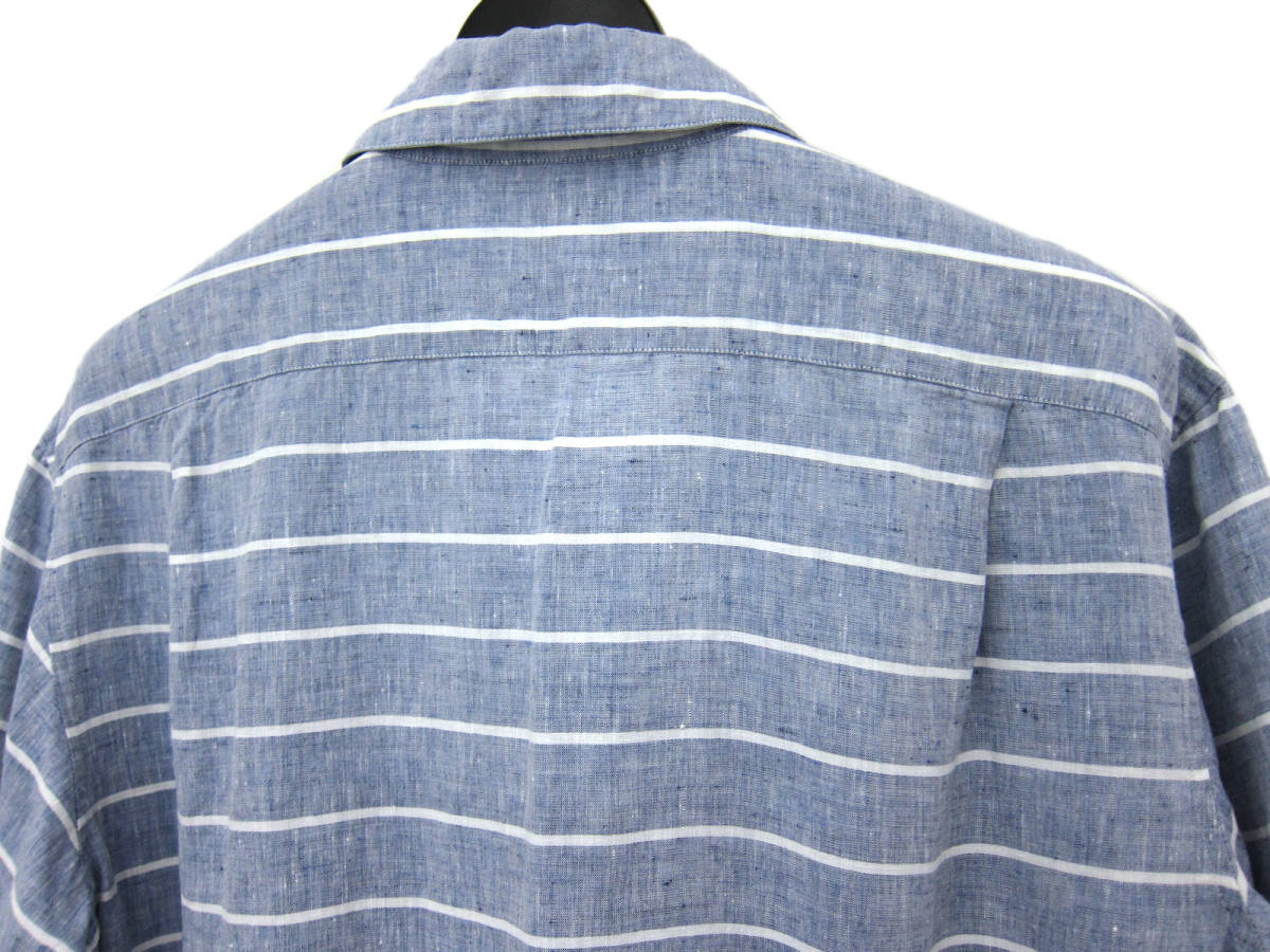 美品 MARGARET HOWELL マーガレットハウエル MHL シャツ リネン 麻 100 