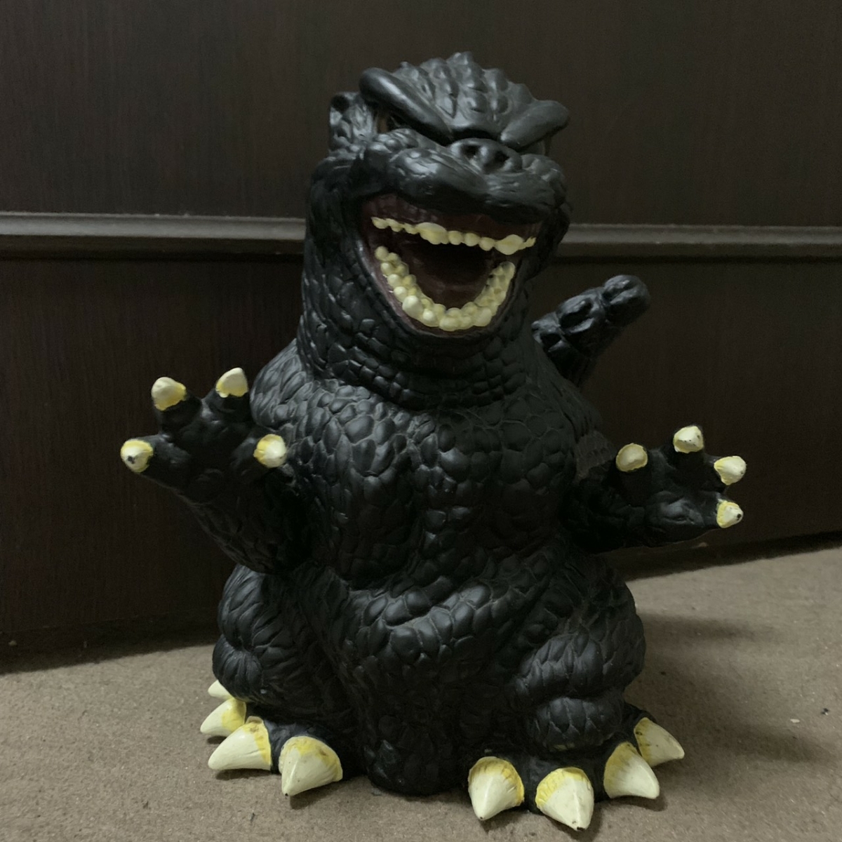 貯金箱 ゴジラ ソフビ ビッグ 0 Yahoo!オークション - 「ゴジラソフビ 