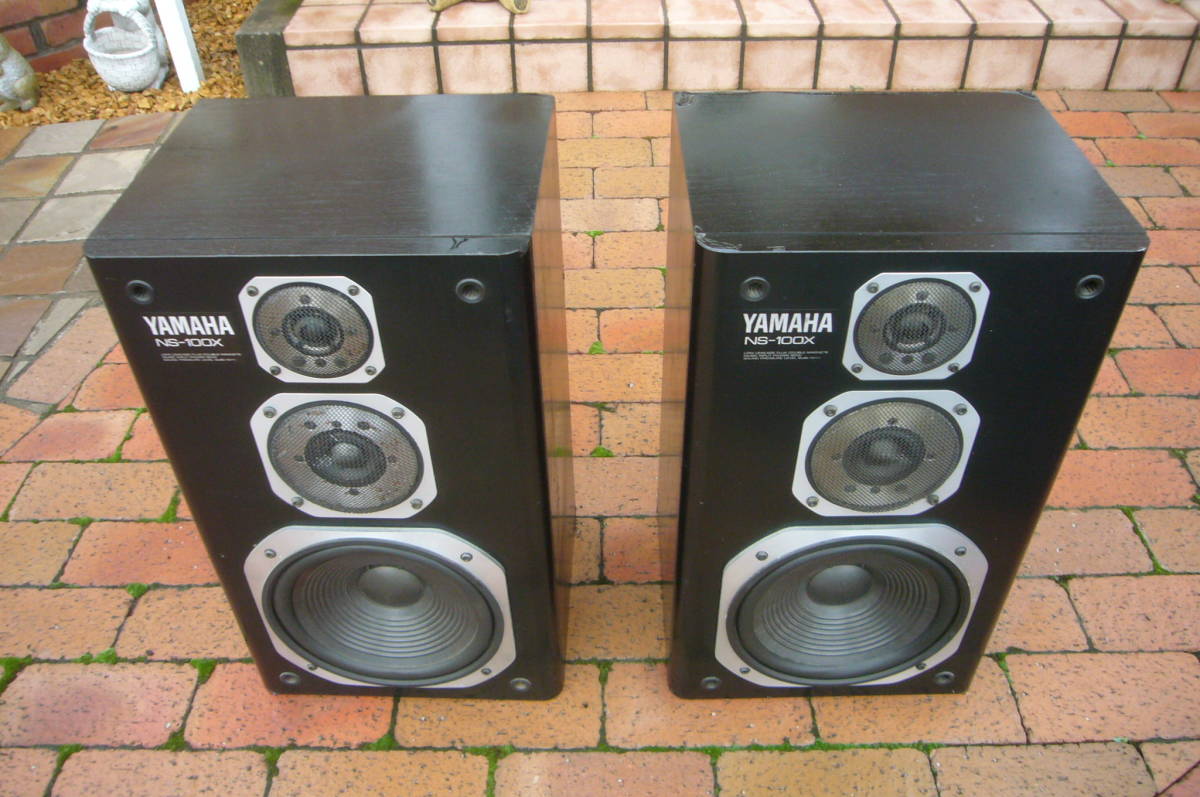 名機美品】YAMAHA NS-100X スピーカー ペア シリアル同番 YAMAHA