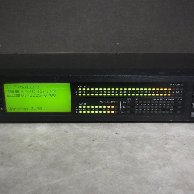 ☆ TC Electronic マスタリング・プロセッサー Finalizer 96K ジャンク